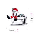 Christmas Charm Bead Santa Hat & Sled Sterling Silver for European Bracelet - Image 4