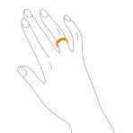 Good Luck Energy Smooth Stackable Natural Gemstone Jade Band Ring - Image 14