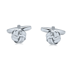 Twist Love Knot Braided Cable Ball Shirt Cufflink for Men Executive Gift - Image 2