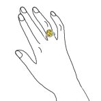 Vintage Style 6CT Oval Halo CZ Cubic Zirconia Engagement Cocktail Ring Sterling Silver Pave Side Stones - Image 6