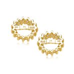 Removable CZ Cubic Zirconia Halo Earring Jackets for Studs .925 Sterling Silver - Image 23
