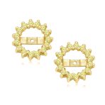 Removable CZ Cubic Zirconia Halo Earring Jackets for Studs .925 Sterling Silver - Image 13