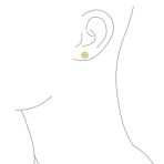 Removable CZ Cubic Zirconia Halo Earring Jackets for Studs .925 Sterling Silver - Image 24