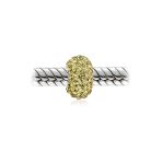 Set of 2 Solid Crystal Spacer Charm Bead Sterling Silver Core - Image 18